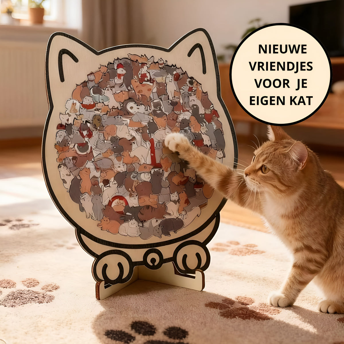 Kitty Club | Puzzel vol Unieke & Verrassende Kattenvormpjes
