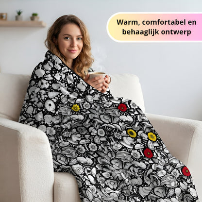 Kleurplaat Deken – Inkleuren & Onder Kruipen