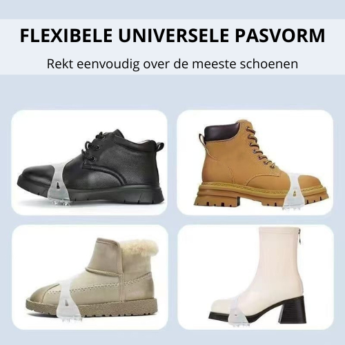 Anti-Uitglij Noppen | Veilig Wandelen op Gladde Wegen