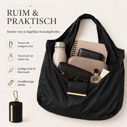 Elegante Mini Shopper — Opvouwbaar, Luxe & Ruim