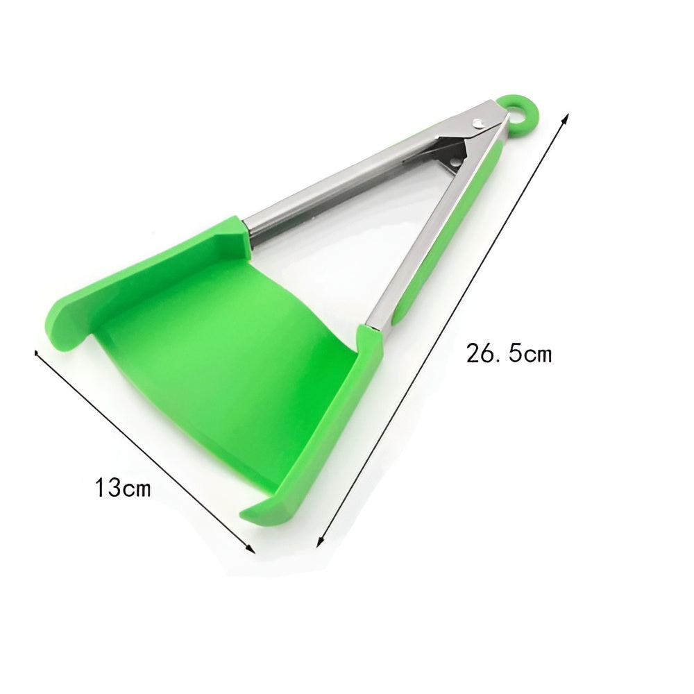 2-in-1 Kook Spatel en Tang | Grijpen, Flippen & Serveren