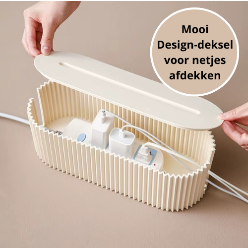 Kabelbox Luxe | Verberg Kabels & Stekkerdozen Stijlvol