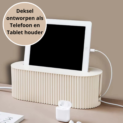 Kabelbox Luxe | Verberg Kabels & Stekkerdozen Stijlvol