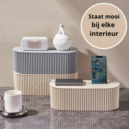Kabelbox Luxe | Verberg Kabels & Stekkerdozen Stijlvol