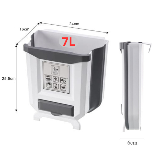 Kastdeur Afvalbak | Direct Weggooien op Werkhoogte