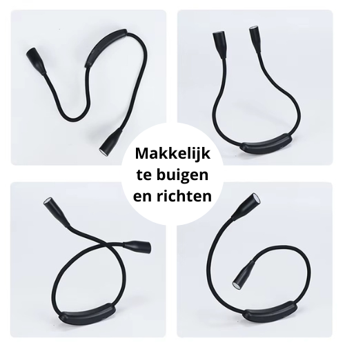 Neck-Flex Lamp | Handen-Vrij, Buigzame Armen, Perfect Licht