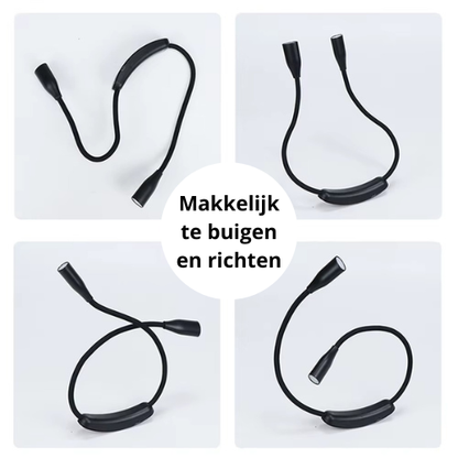 Neck-Flex Lamp | Handen-Vrij, Buigzame Armen, Perfect Licht