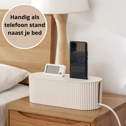 Kabelbox Luxe | Verberg Kabels & Stekkerdozen Stijlvol