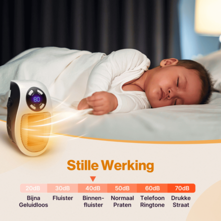 InstaHeat™ | Stil, Draagbaar en Zeer Krachtig voor elke Kamer