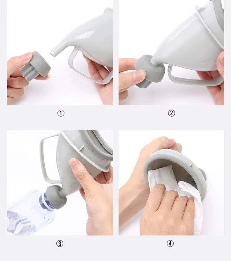 Pocket Plastrechter | Nooit Meer Zoeken Naar een Toilet (Unisex)