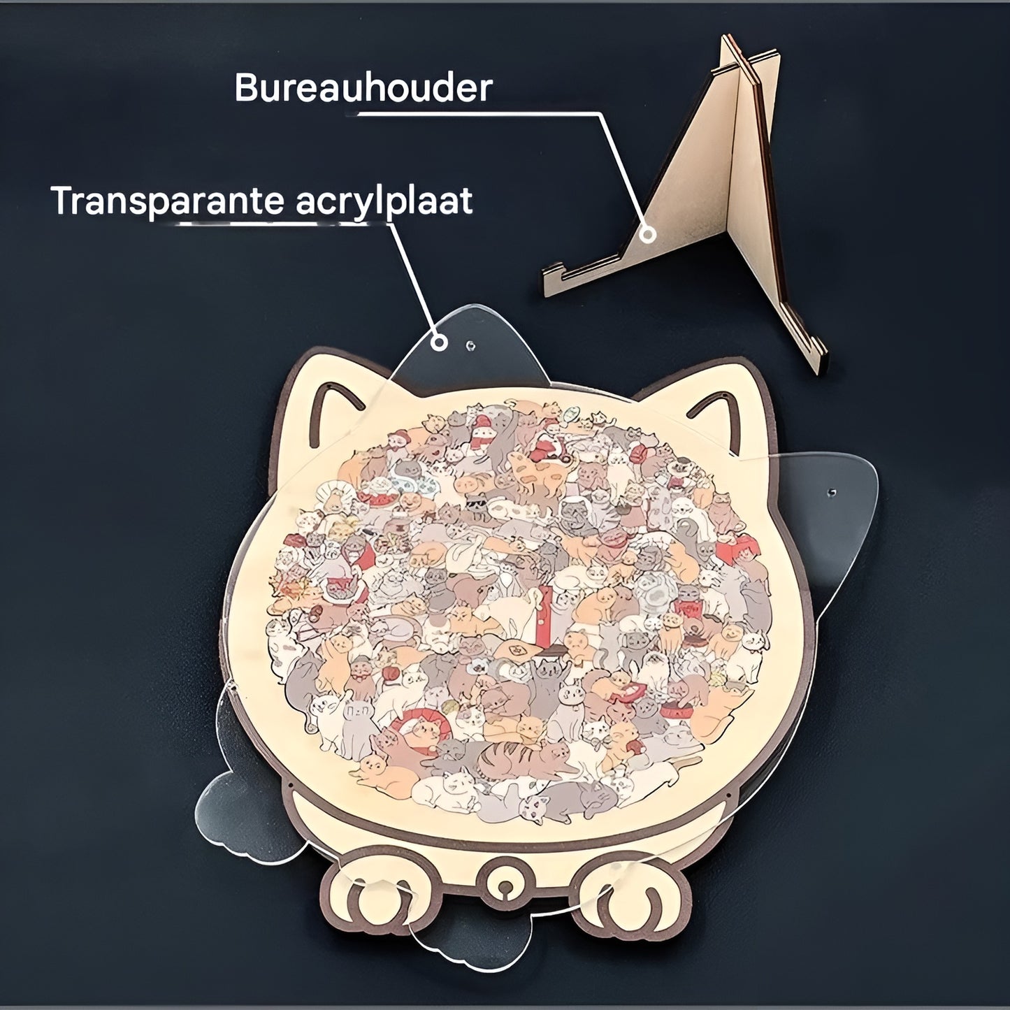 Kitty Puzzel | Verrassende vormen voor uren ontspanning 🐈