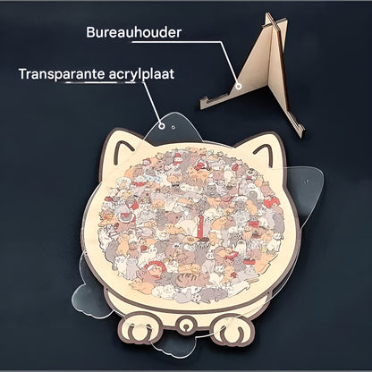Kitty Puzzel | Verrassende vormen voor uren ontspanning 🐈