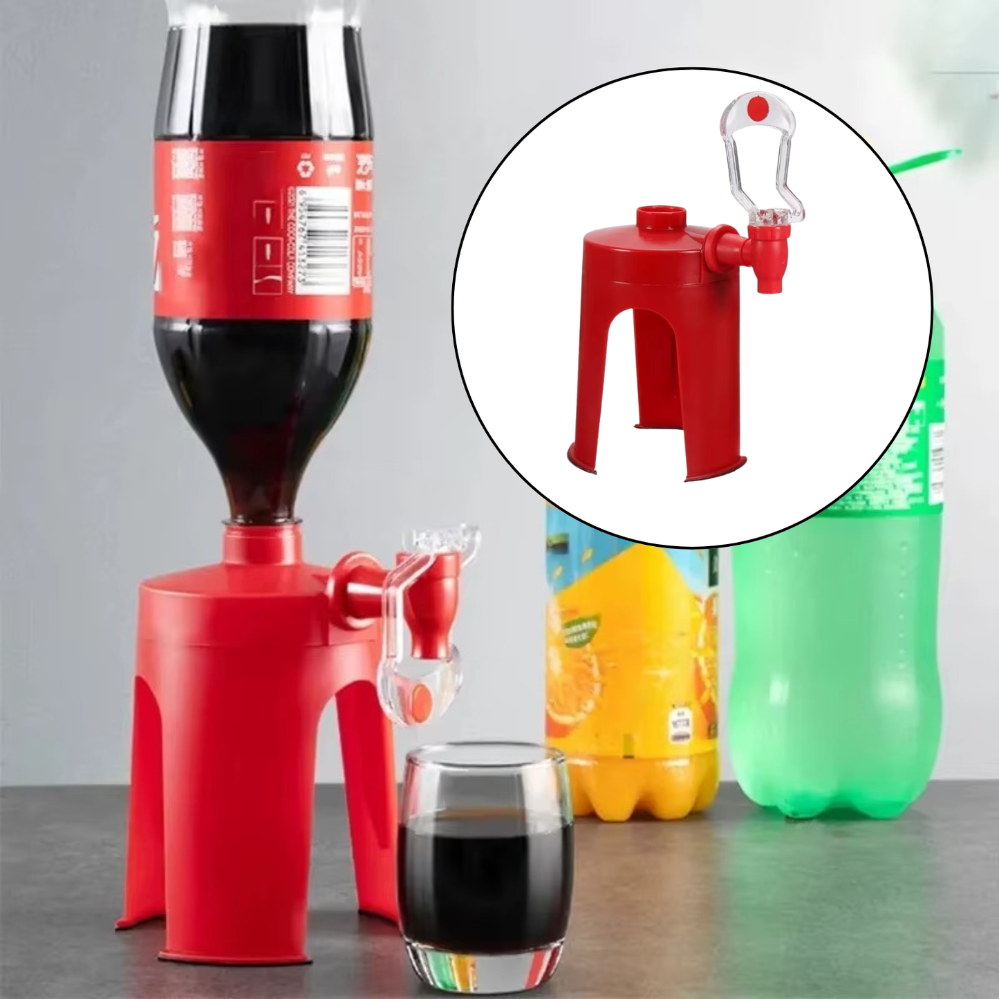 Universele Frisdrank‑Tapper – Tap snel en makkelijk uit elke fles