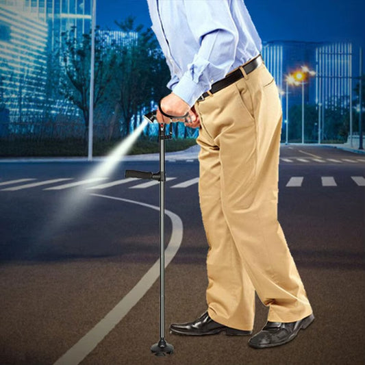 Wandelstok voor Optimale Zekerheid | Inclusief Zaklamp en Alarmfunctie