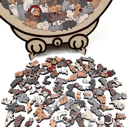 Kitty Puzzel | Verrassende vormen voor uren ontspanning 🐈