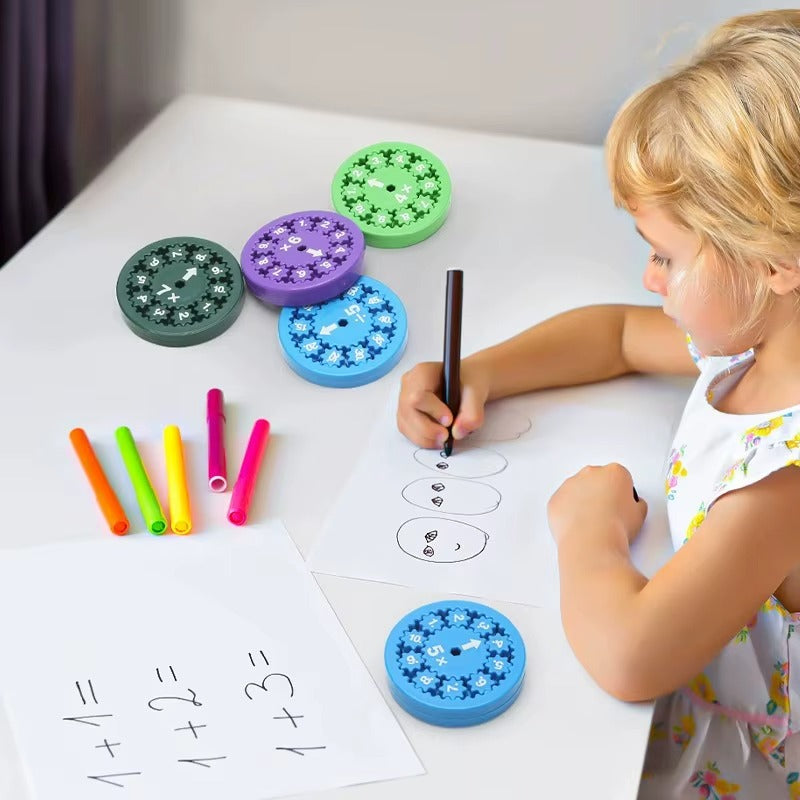 Rekenspinners (alle 18 stuks) - Spelenderwijs Leren Optellen, Aftrekken, Vermenigvuldigen en Delen