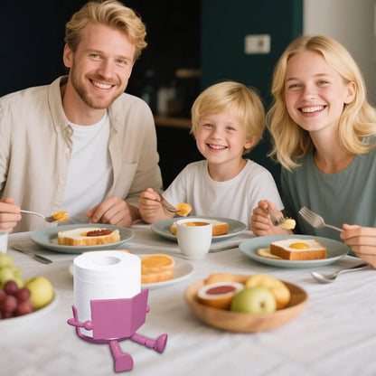 Zittende Toiletpapier Houder – Grappig & Praktisch 🚽✨