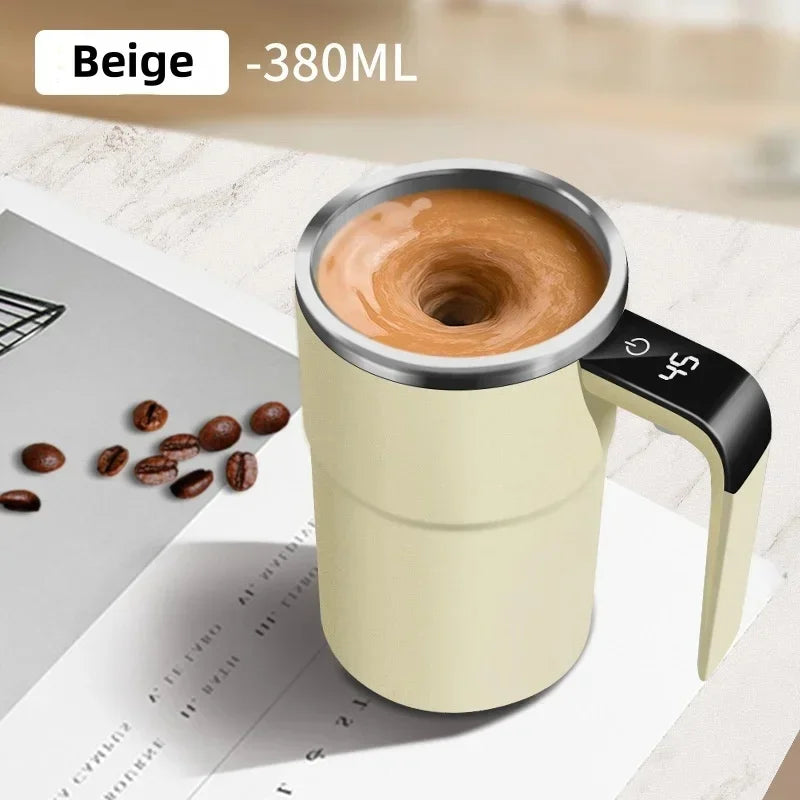 Zelfroerende Koffiemok | Nooit een lepel meer nodig