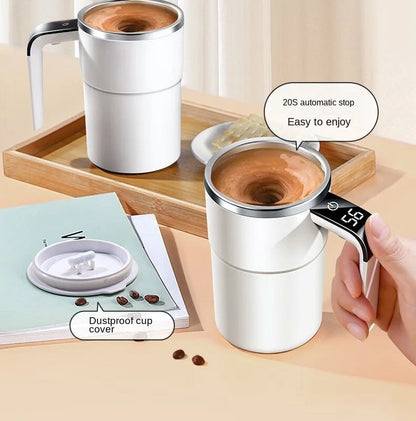 Zelfroerende Koffiemok | Nooit een lepel meer nodig
