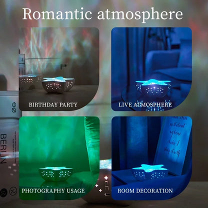 Ocean Mood Projector | Drijft op Rust met Zachte Lichtgolven