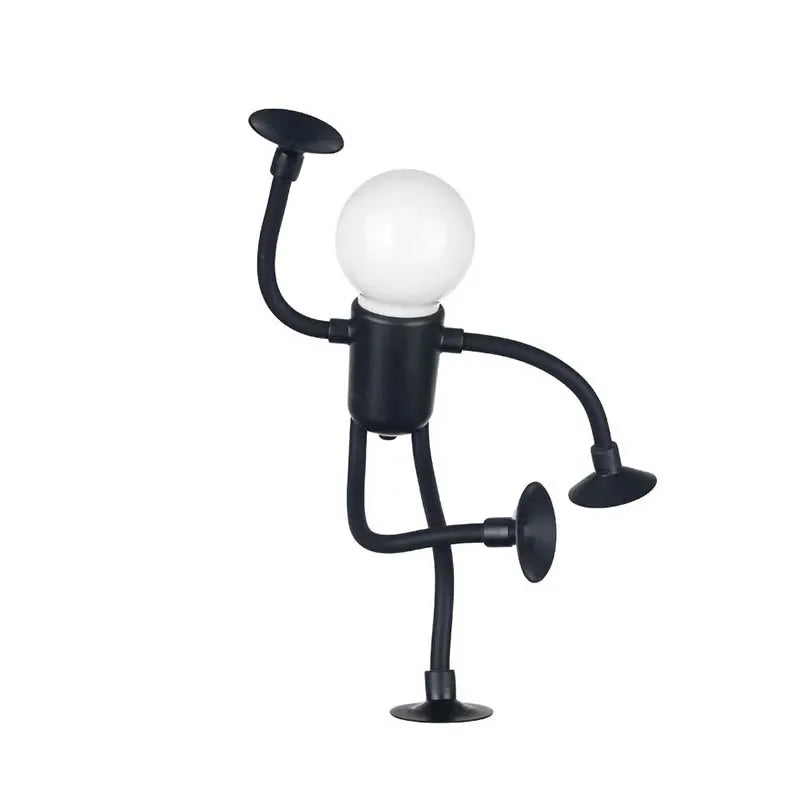 Grappig Lampmannetje met zuignappen | Plak ze overal