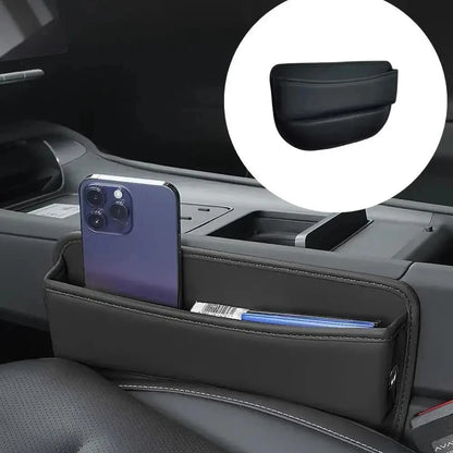 Leren Auto Opbergbox – Nooit meer zoeken tijdens het rijden