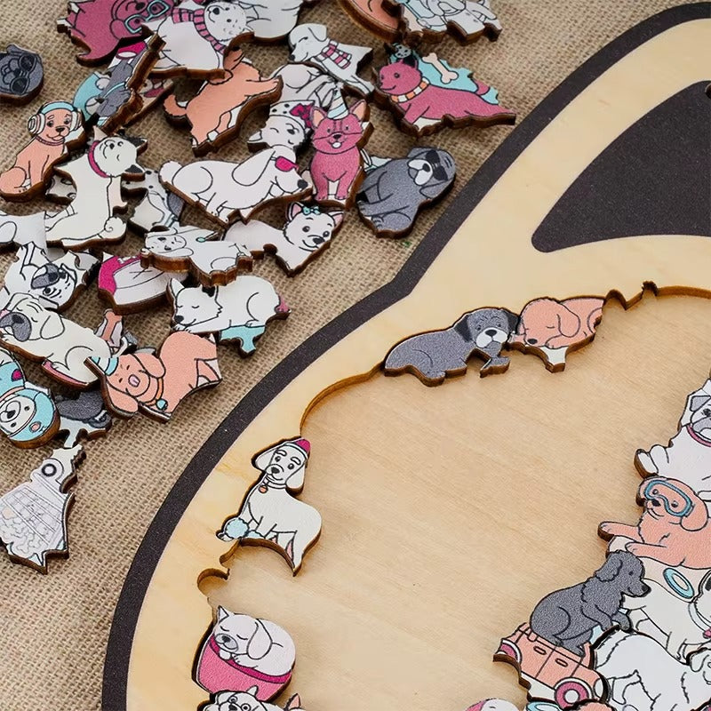 Doggy Puzzel | Ontspanning met Unieke Hondenvormen