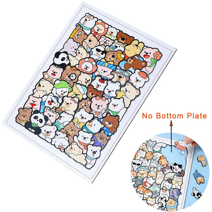 Houten Dierenpuzzel – Kitty, Teddy & Dino