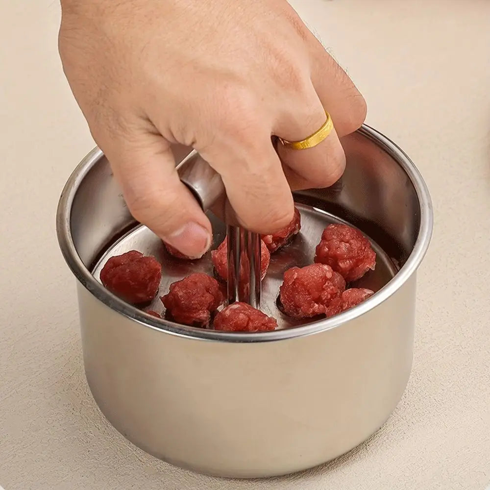 Gehaktballenmaker RVS – Perfecte Balletjes in Seconden 🍝