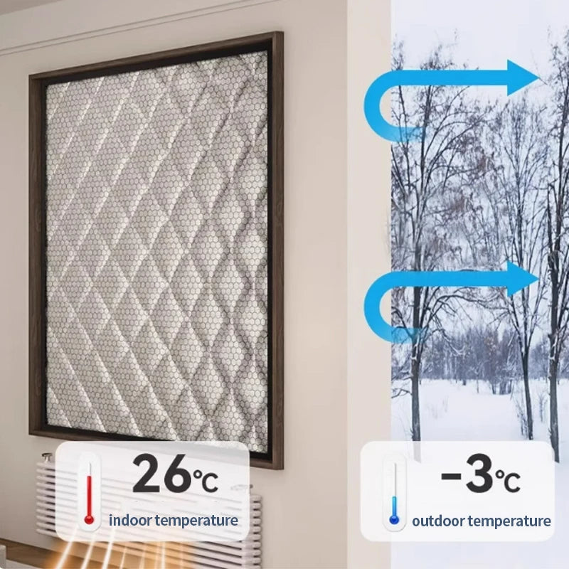 Raam Isolatie Schild | Houd de Kou Buiten en de Warmte Binnen