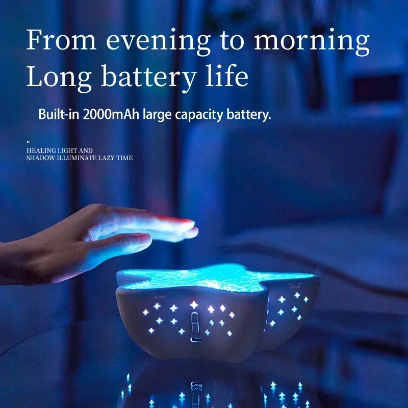 Ocean Mood Projector | Drijft op Rust met Zachte Lichtgolven