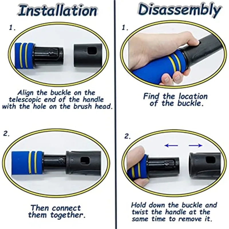AutoSneeuwborstel Pro | Borstelt, Schraapt en Veegt Zonder Moeite