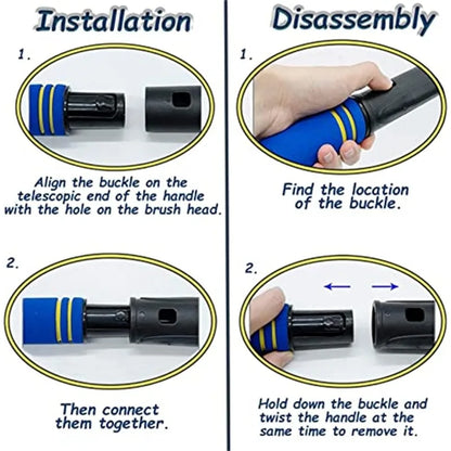 AutoSneeuwborstel Pro | Borstelt, Schraapt en Veegt Zonder Moeite