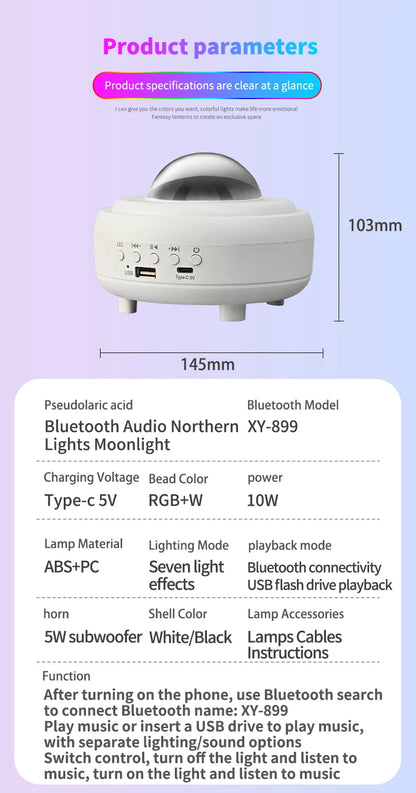 Magische Noorderlicht Projector | Creëer Je Eigen Ontspannen Droomwereld