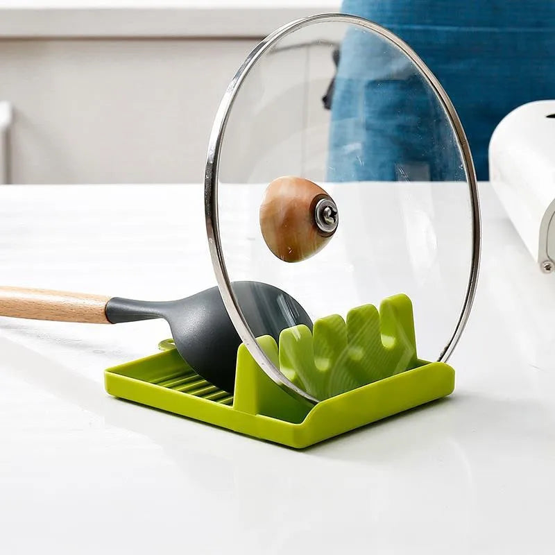 Deksel- en Spatel Afdruiprekje | Eindelijk Geen Vlekken Meer op het Aanrecht