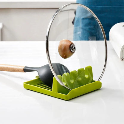 Deksel- en Spatel Afdruiprekje | Eindelijk Geen Vlekken Meer op het Aanrecht