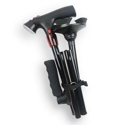 Wandelstok voor Optimale Zekerheid | Inclusief Zaklamp en Alarmfunctie