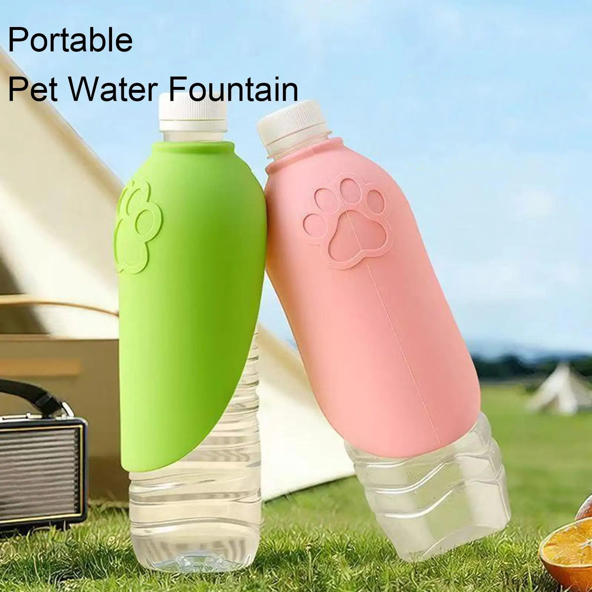 Honden DrinkCup — Past op elke fles