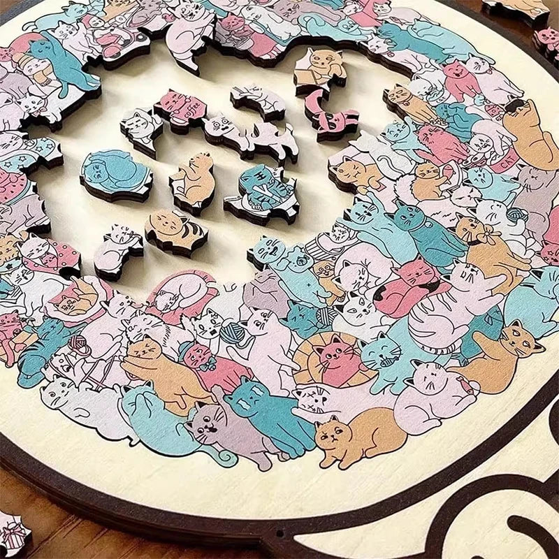 Kitty Puzzel | Verrassende vormen voor uren ontspanning 🐈