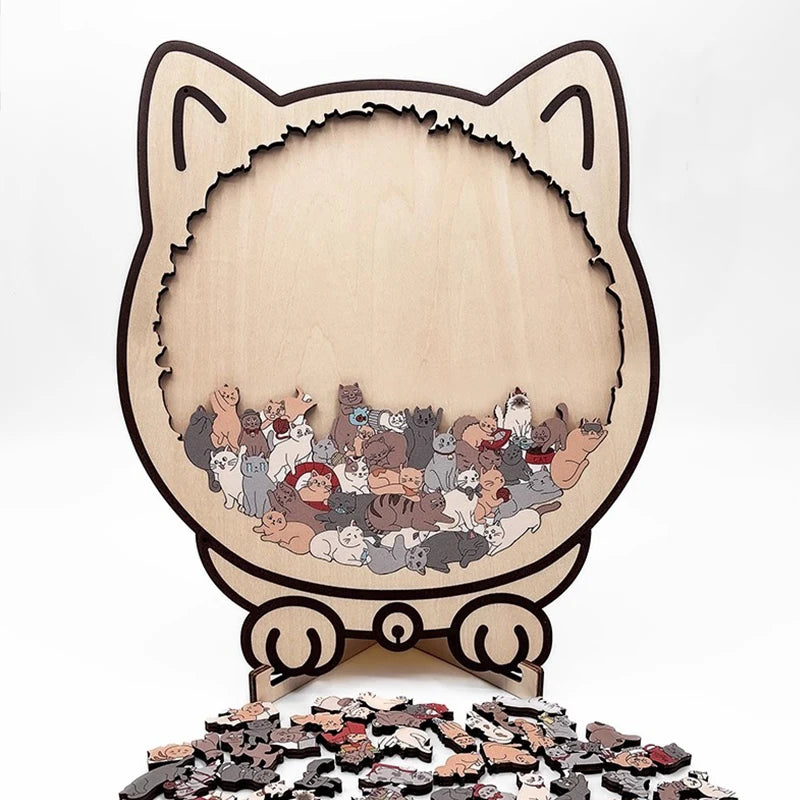 Kitty Puzzel | Verrassende vormen voor uren ontspanning 🐈