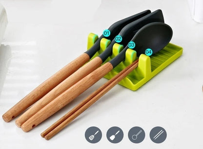 Deksel- en Spatel Afdruiprekje | Eindelijk Geen Vlekken Meer op het Aanrecht