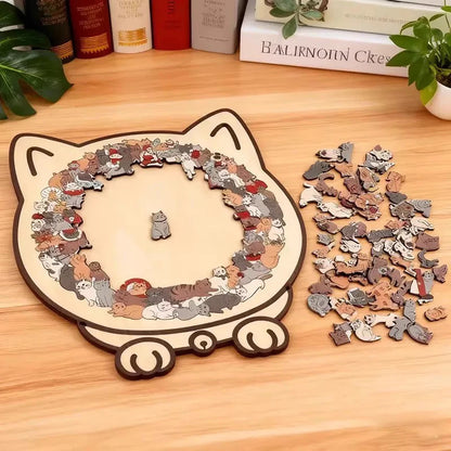 Kitty Puzzel | Verrassende vormen voor uren ontspanning 🐈