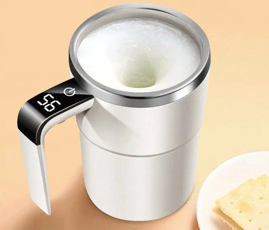 Zelfroerende Koffiemok | Nooit een lepel meer nodig