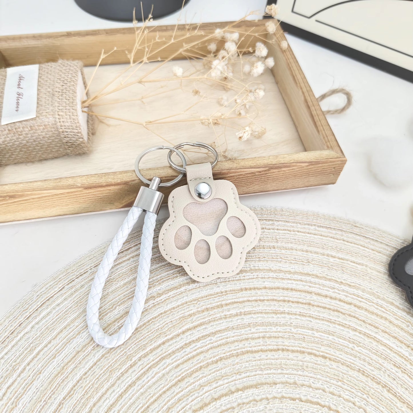 Plukjepootje Sleutelhanger – Draag je Kat of Hond Altijd bij je
