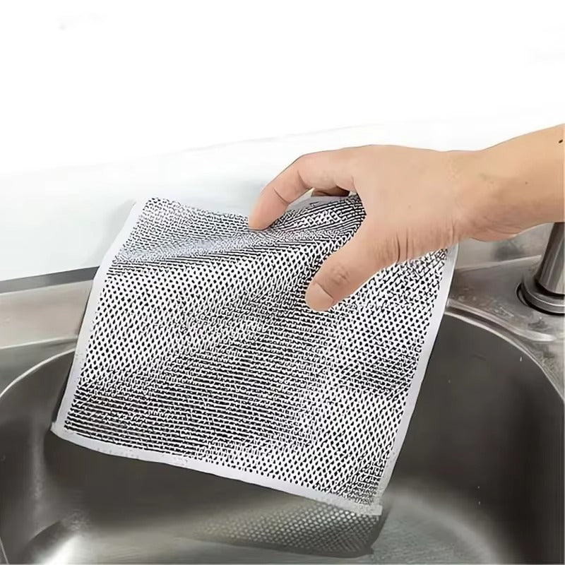 Anti-Kras Staalvezel Vaatdoeken (20 Stuks) | Breng de Glans Terug