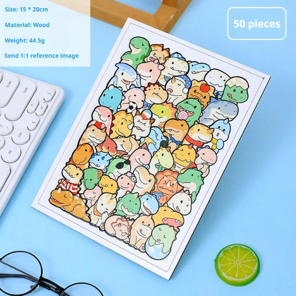 Houten Dierenpuzzel – Kitty, Teddy & Dino