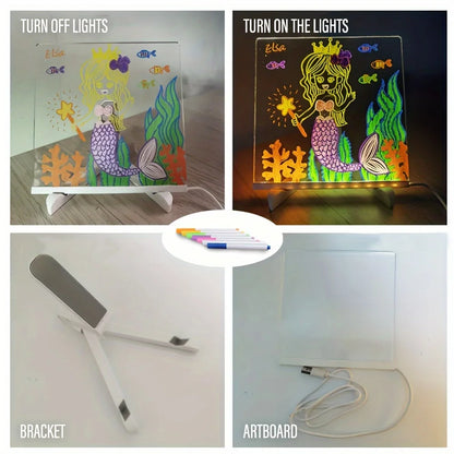 Glow Memo Board | Eindeloos Tekenplezier Zonder Papier