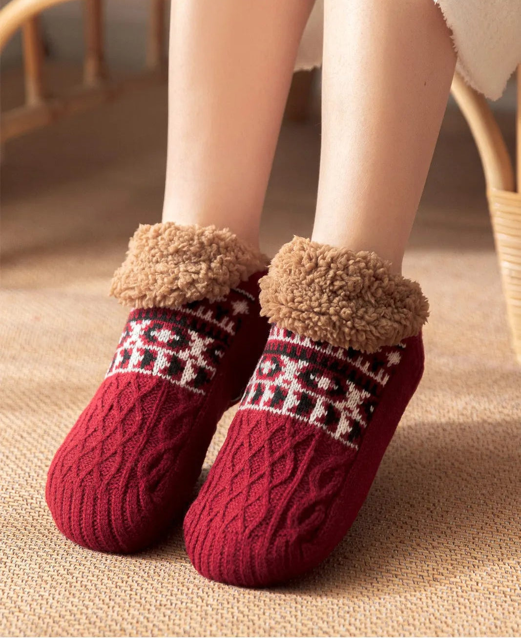 WinterZacht™ Antislip Huissokken | Warme Voeten Zonder Glijpartijen (m/v)