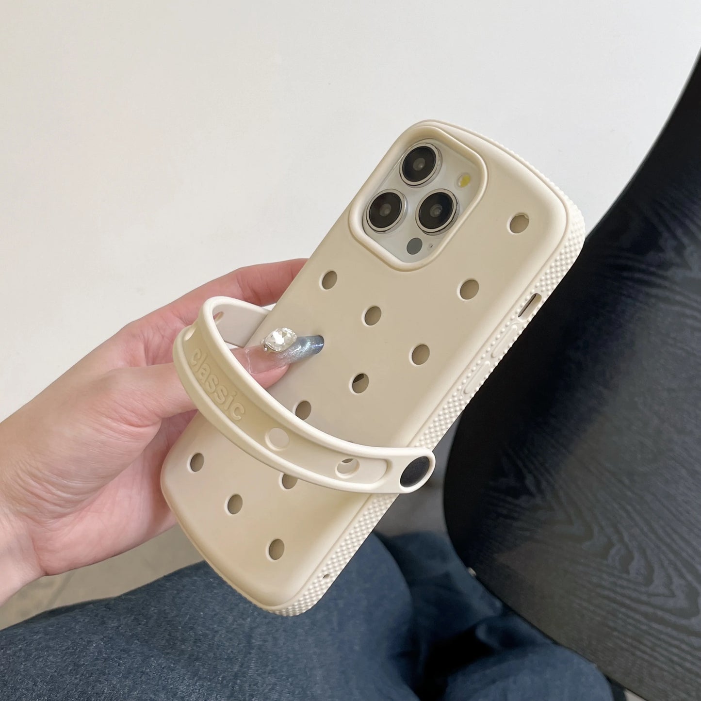 Croc-Style Hoesje voor iPhone