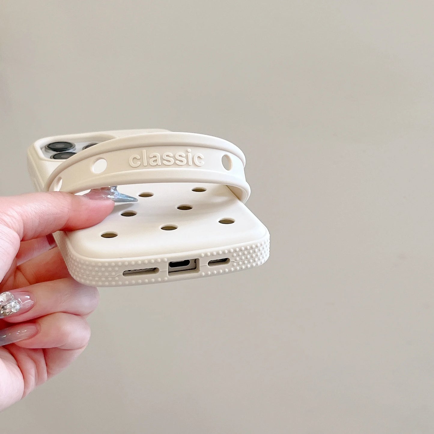 Croc-Style Hoesje voor iPhone